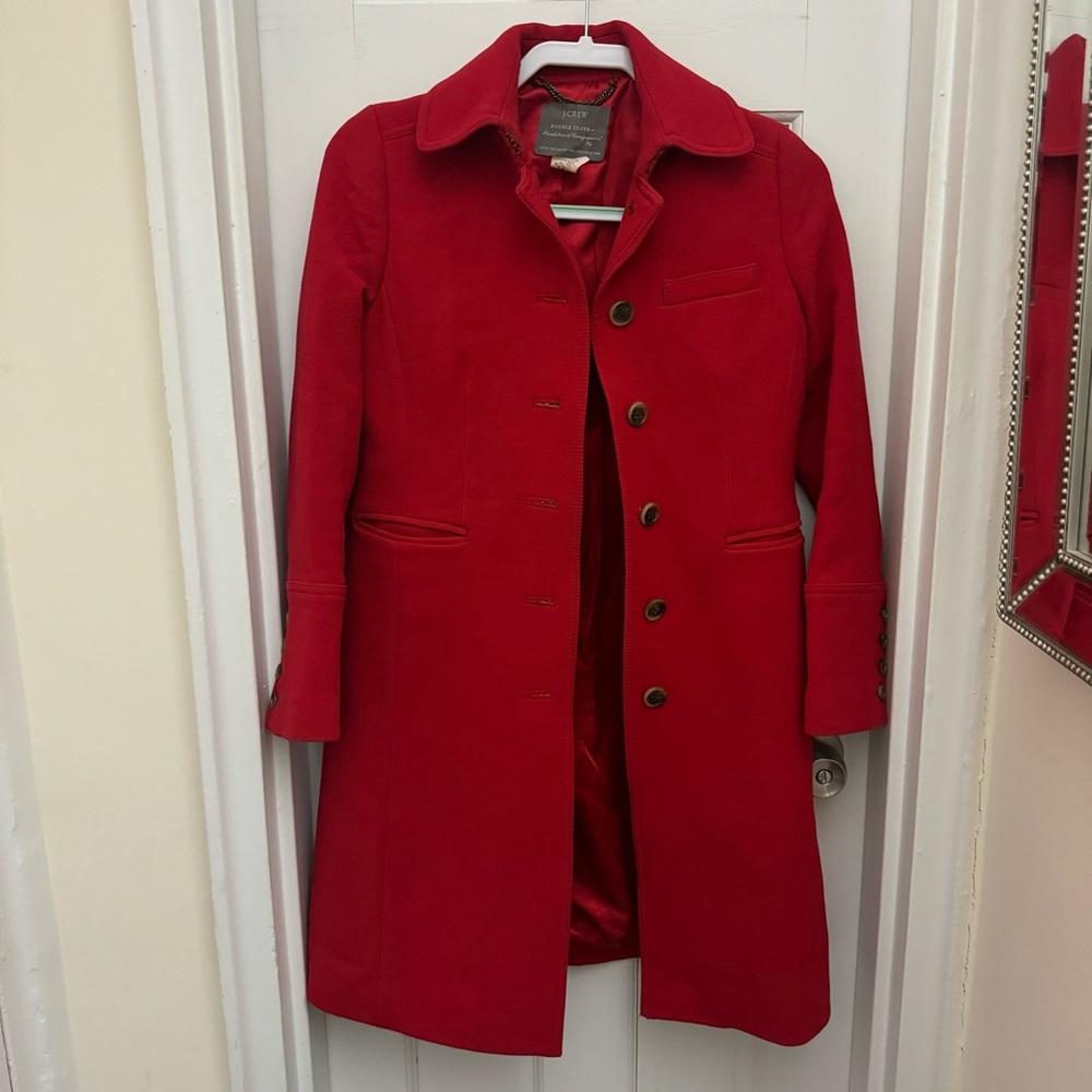 J.Crew Red Coat